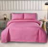 Blush Self Embossed Bed Spread