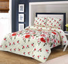 Summer Garden Cotton Printed Bedsheet Set