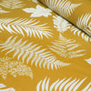 Mustard Tranquil Cotton Printed Bedsheet Set