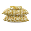 Mustard Tranquil Cotton Printed Bedsheet Set