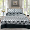 Black Rose Cotton Printed Bedsheet Set