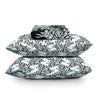 Black Rose Cotton Printed Bedsheet Set