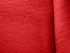 Hot Red Self Embossed Bed Spread