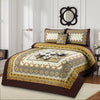 Flora Fancy 4Pcs Cotton Printed Bedsheet Set