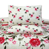 Summer Garden Cotton Printed Bedsheet Set