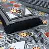 Geometric 4Pcs Cotton Printed Bedsheet Set