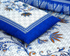 Azure 4Pcs Cotton Printed Bedsheet Set