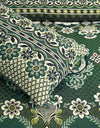 Opal Green Multani Bed Sheet Set